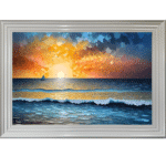 Sunset Sailing - Framed Wall Art