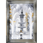 City Fountain - Framed Wall Art