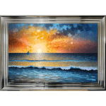 Sunset Sailing - Framed Wall Art