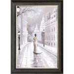 Elegant Streets of London - Framed Wall Art