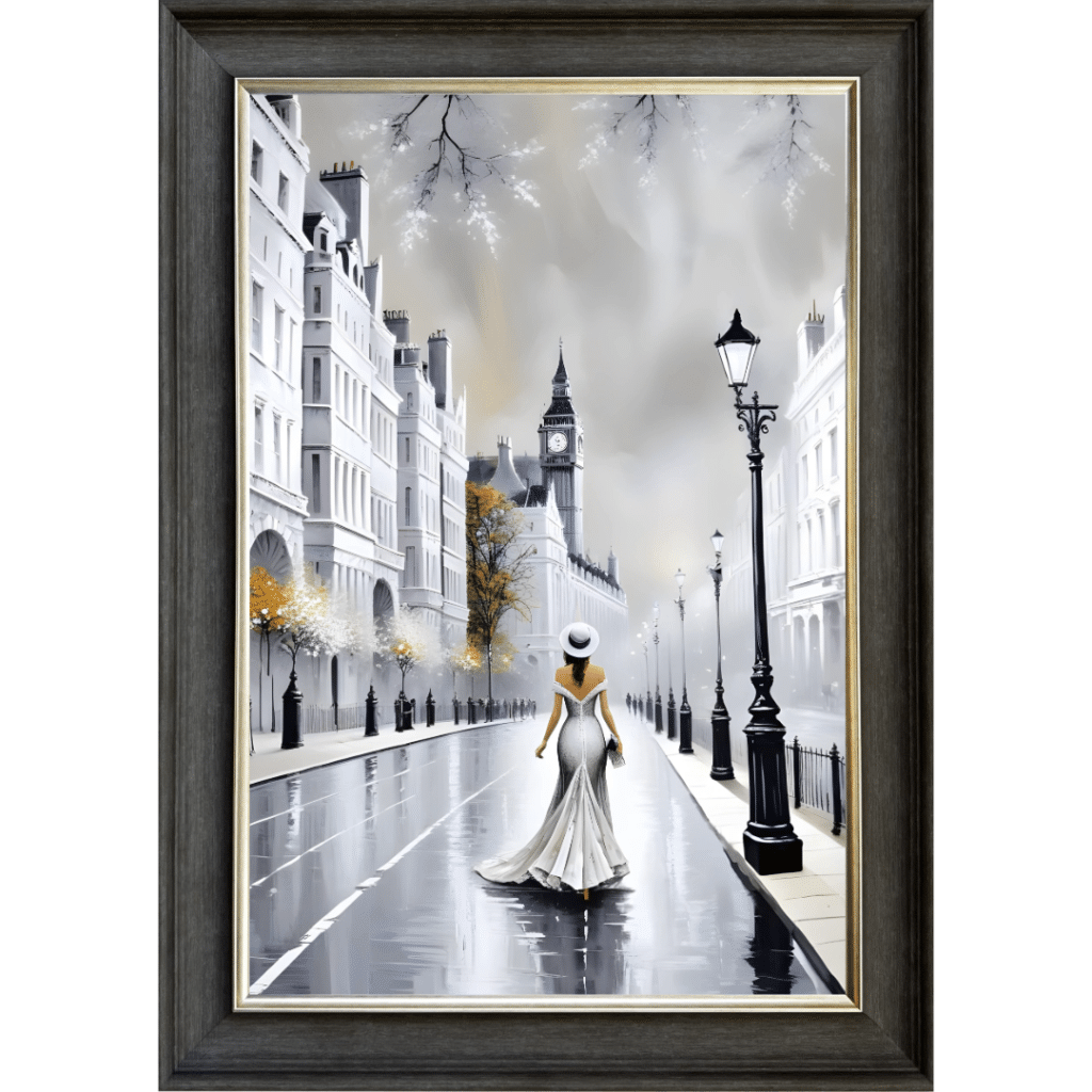 Fashionably Late - Framed Wall Art
