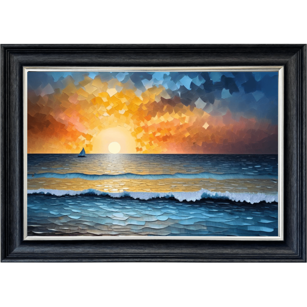 Sunset Sailing - Framed Wall Art