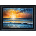 Sunset Sailing - Framed Wall Art