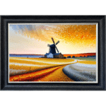 Windmill Meadows - Framed Wall Art