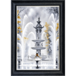 City Fountain - Framed Wall Art