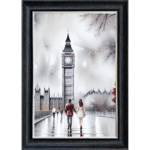 Down Town Time - Framed Wall Art