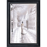Elegant Streets of London - Framed Wall Art