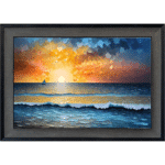 Sunset Sailing - Framed Wall Art
