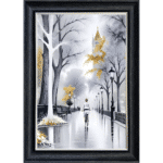Peaceful Street - Framed Wall Art