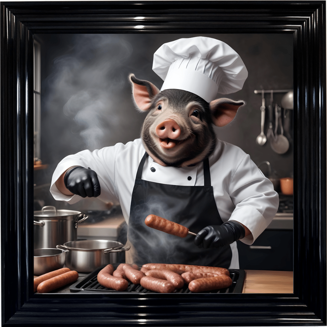Untitled (20) Porky Chef - Wall Art