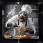 Chippy the Seal Chef - Wall Art