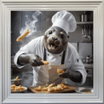 Chippy the Seal Chef - Wall Art