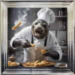 Chippy the Seal Chef - Wall Art