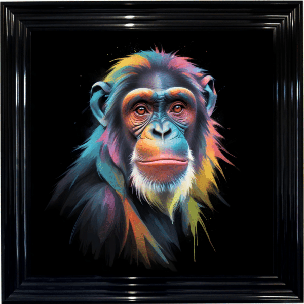 Chimp - Colour Pop Wall Art