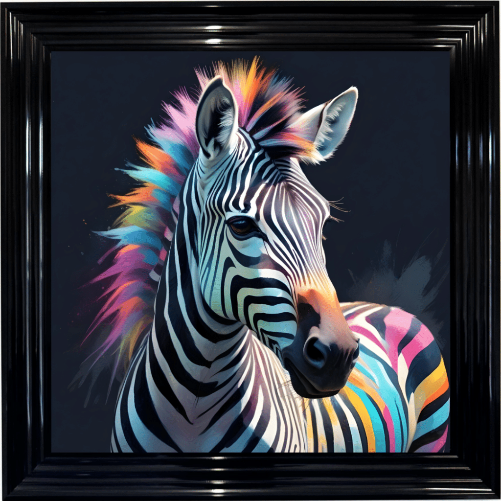 Zebra - Colour Pop Wall Art