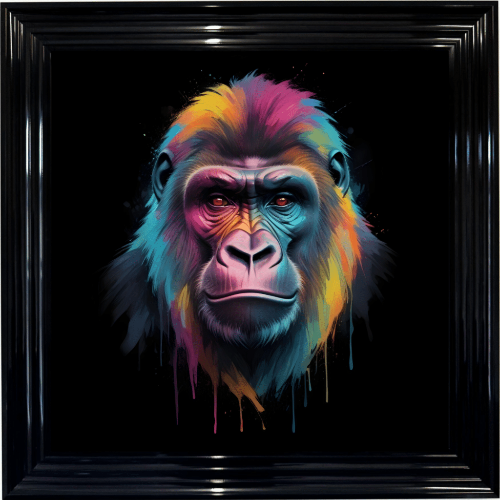 Gorilla - Colour Pop Wall Art