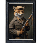 Foxy Revenge Framed wall art