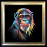 Chimp - Colour Pop Wall Art