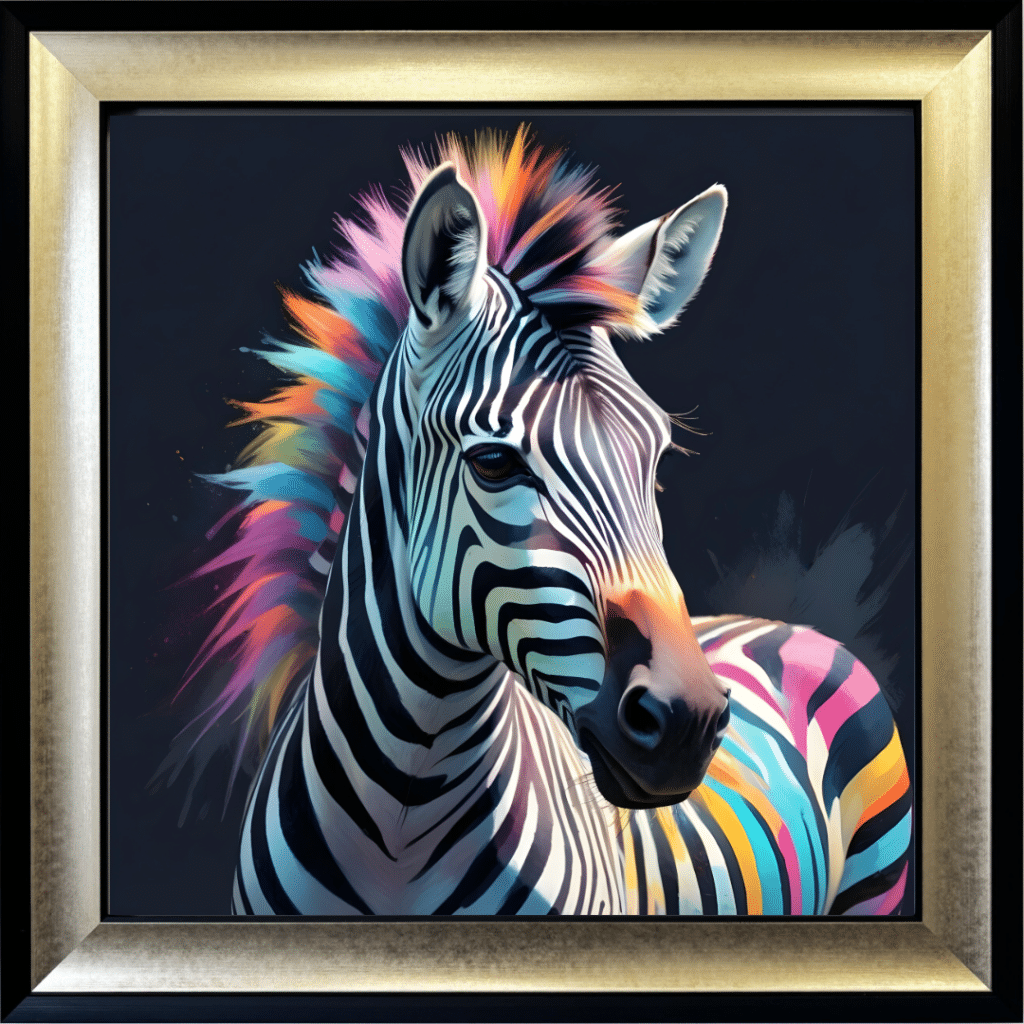 Zebra - Colour Pop Wall Art