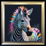Zebra - Colour Pop Wall Art