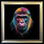 Gorilla - Colour Pop Wall Art