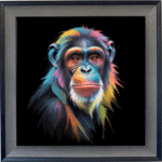 Chimp - Colour Pop Wall Art