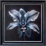 Steel Orchid - Framed Wall Art
