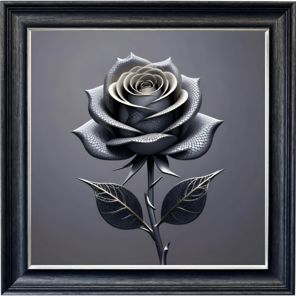 Copper Rose - Framed Wall Art