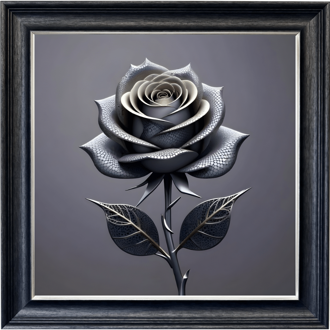 Untitled - 2024-09-27T143305.682 Copper Rose - Framed Wall Art