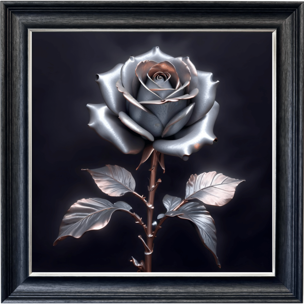 Bronze Rose - Framed Wall Art