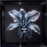 Steel Orchid - Framed Wall Art