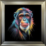 Chimp - Colour Pop Wall Art