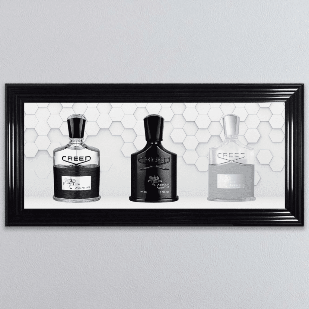 Creed Aftershave Bottles - Framed wall art