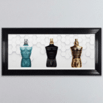 Jean Paul Gaultier Aftershave Bottles - Framed wall art