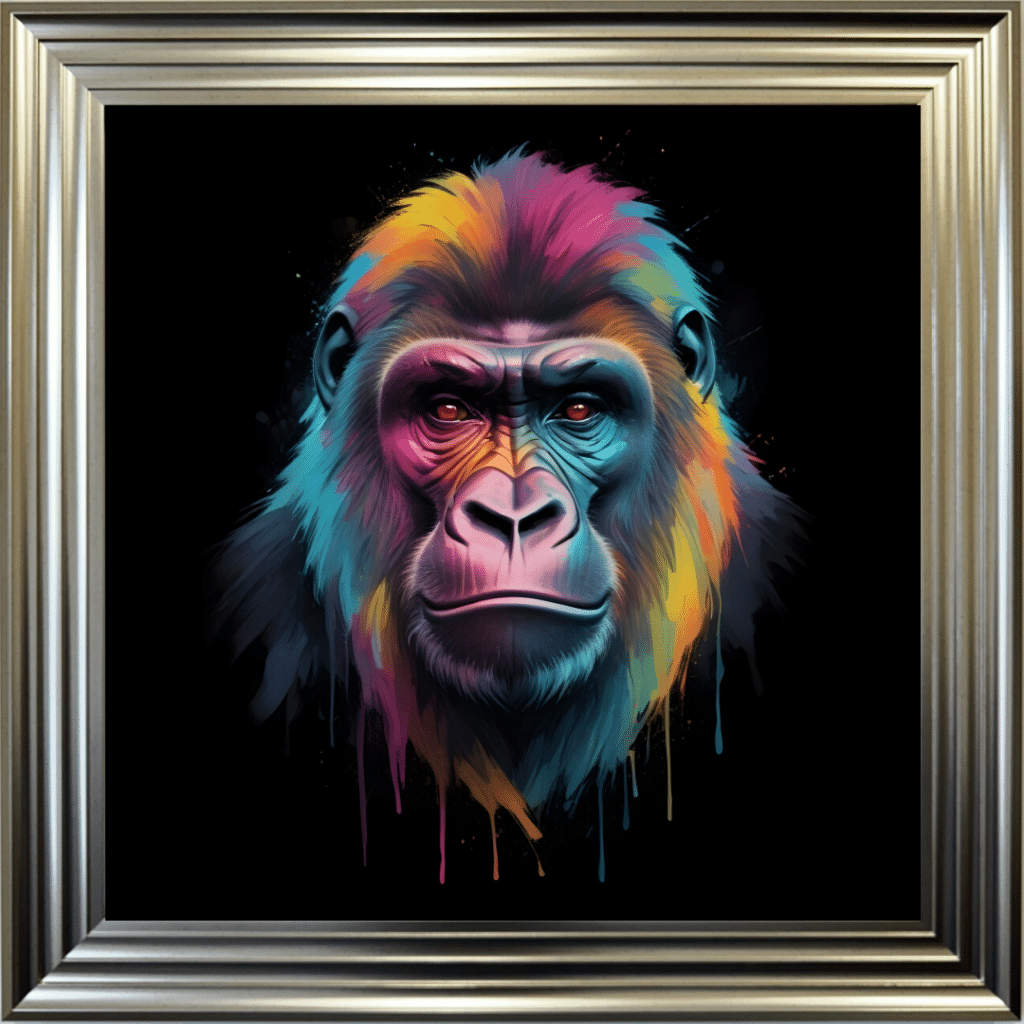 Gorilla - Colour Pop Wall Art