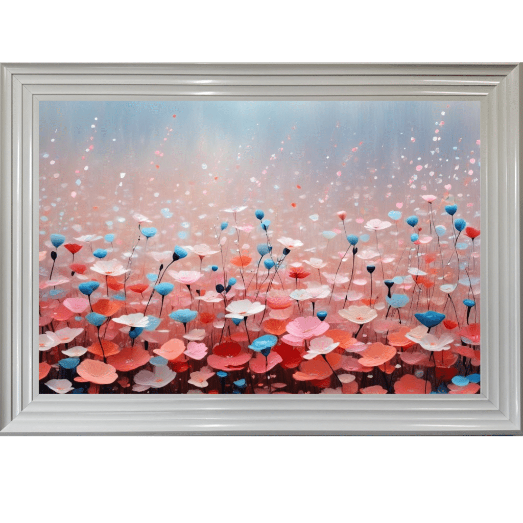 Sea of Pink - Framed Wall Art