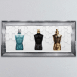 Jean Paul Gaultier Aftershave Bottles - Framed wall art