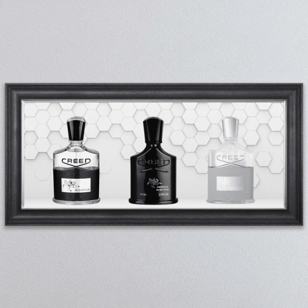 Creed Aftershave Bottles - Framed wall art