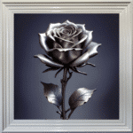 Gold Rose - Framed Wall Art