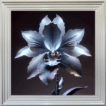 Metal Orchid - Framed Wall Art