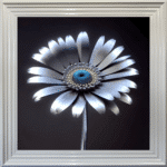 Steel Daisy - Framed Wall Art
