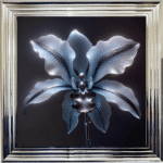 Steel Orchid - Framed Wall Art