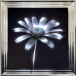 Metal Daisy - Framed Wall Art