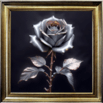 Bronze Rose - Framed Wall Art