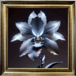 Metal Orchid - Framed Wall Art