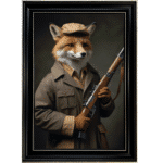 Foxy Revenge - Framed Animal Wall Art - Image 3