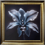 Steel Orchid - Framed Wall Art