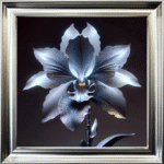 Metal Orchid - Framed Wall Art