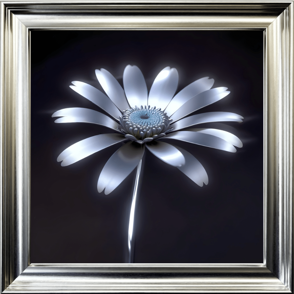 Metal Daisy - Framed Wall Art