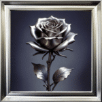 Gold Rose - Framed Wall Art
